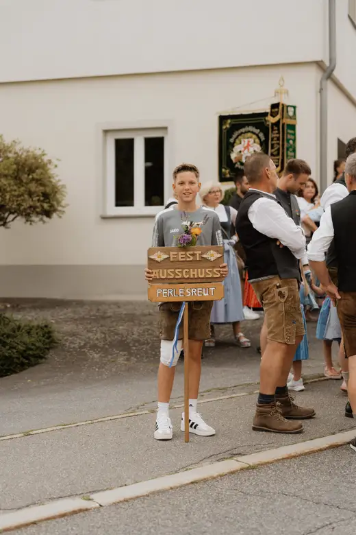 Schmalzlerfest Perlesreut 2025 Freitag: Kinder-Festzug, Perlesreuter BleMUSI Foto 2500058