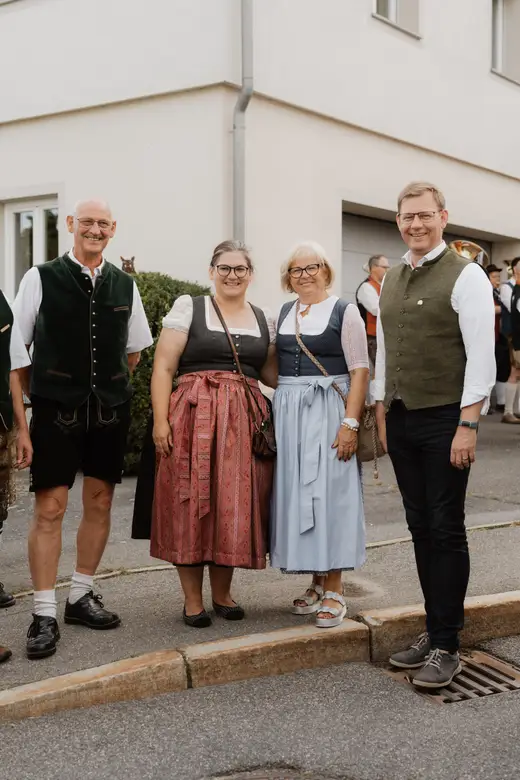 Schmalzlerfest Perlesreut 2025 Freitag: Kinder-Festzug, Perlesreuter BleMUSI Foto 2500085