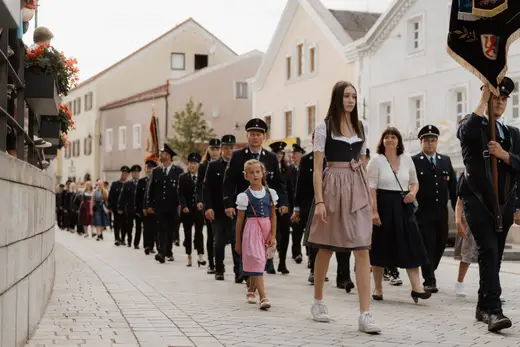 Schmalzlerfest Perlesreut 2025 Freitag: Kinder-Festzug, Perlesreuter BleMUSI Foto 2500139