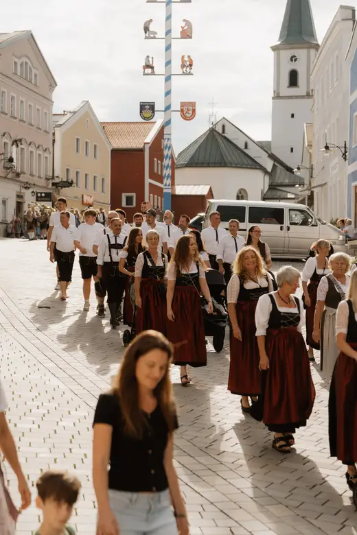Schmalzlerfest Perlesreut 2025 Freitag: Kinder-Festzug, Perlesreuter BleMUSI Foto 2500152