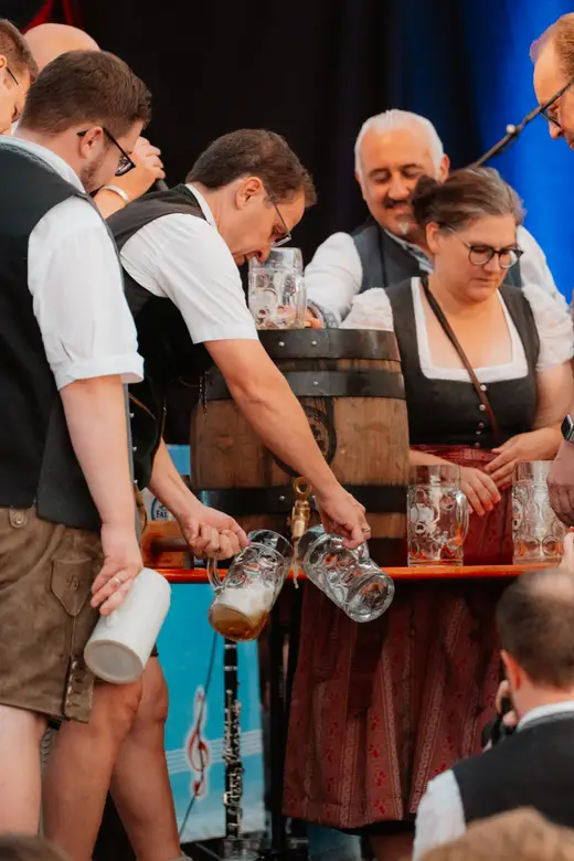 Schmalzlerfest Perlesreut 2025 Freitag: Kinder-Festzug, Perlesreuter BleMUSI Foto 2500280