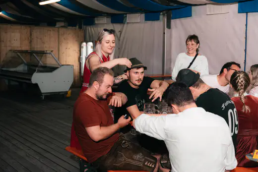 Schmalzlerfest Perlesreut 2025 Samstag: Rotzfrech Foto 2500678
